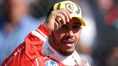 Hamilton puts Ferrari on pole for Silverstone sprint