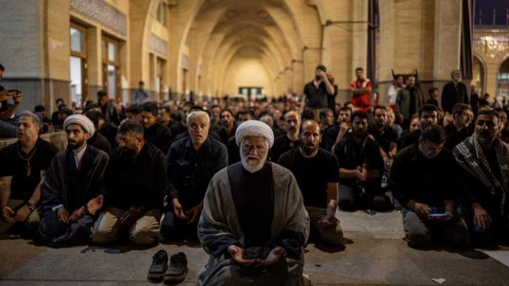 Three sons of Iran's slain leader Khamenei appear at funeral, not his successor