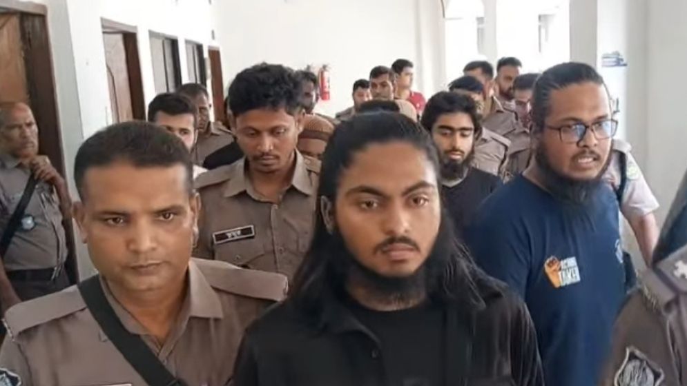 Six remanded over suspected links to extremist group