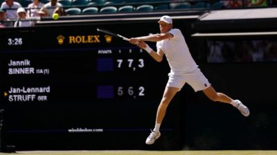 Sinner extinguishes Struff's dream to reach semis