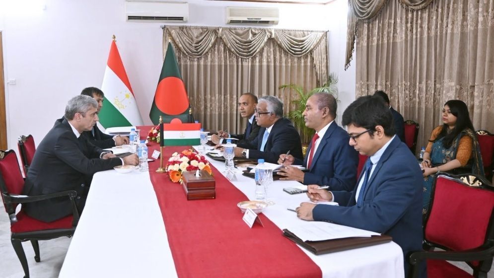 Bangladesh, Tajikistan sign FOC MoU to deepen ties