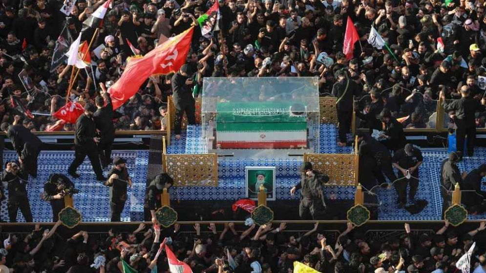Iraq's holy cities host funeral processions for Khamenei