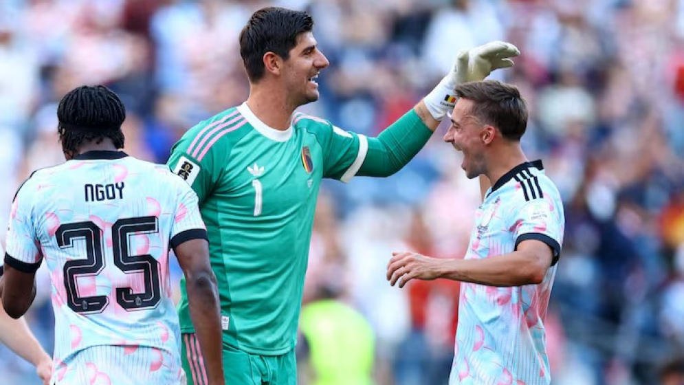 Courtois sees Belgium getting better
