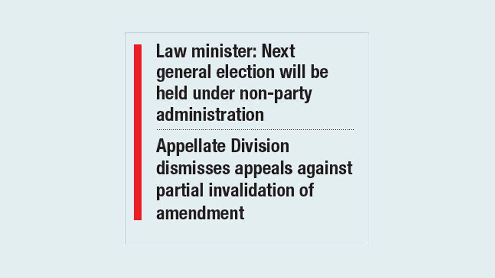 Caretaker govt, referendum provisions restored as AD upholds HC ruling