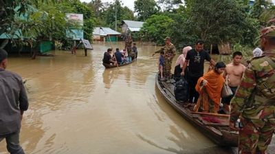 Army deployed to 7 upazilas in flood-hit Ctg