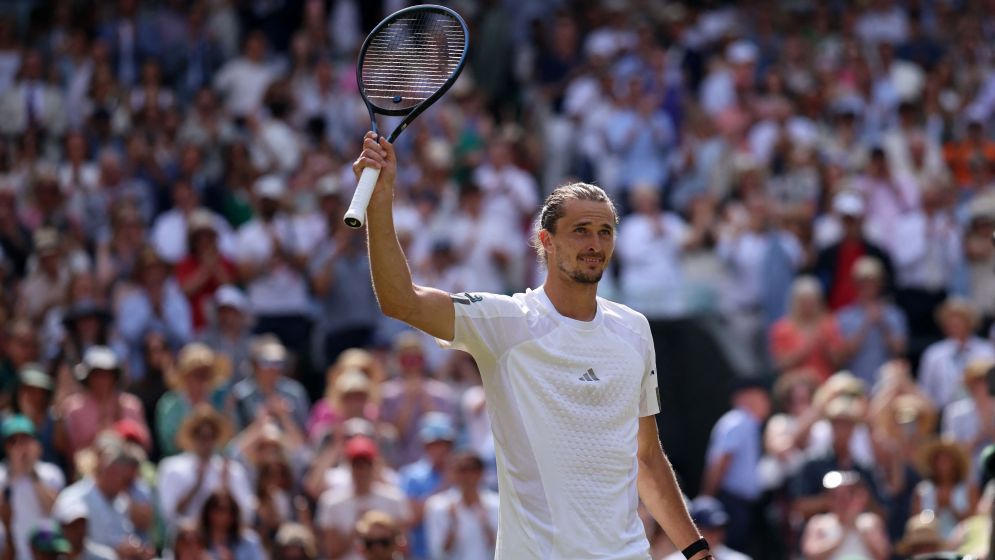 Zverev ends Fery's run to reach first Wimbledon final