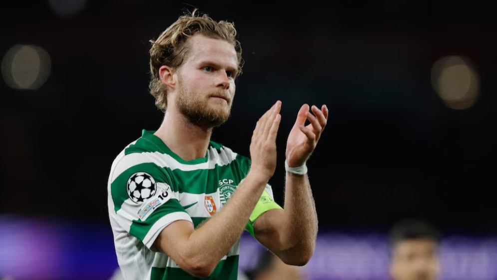 Atletico sign Denmark midfielder Hjulmand from Sporting