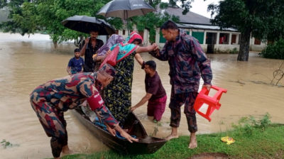 BGB deployed in 11 flood-hit districts for rescue, relief