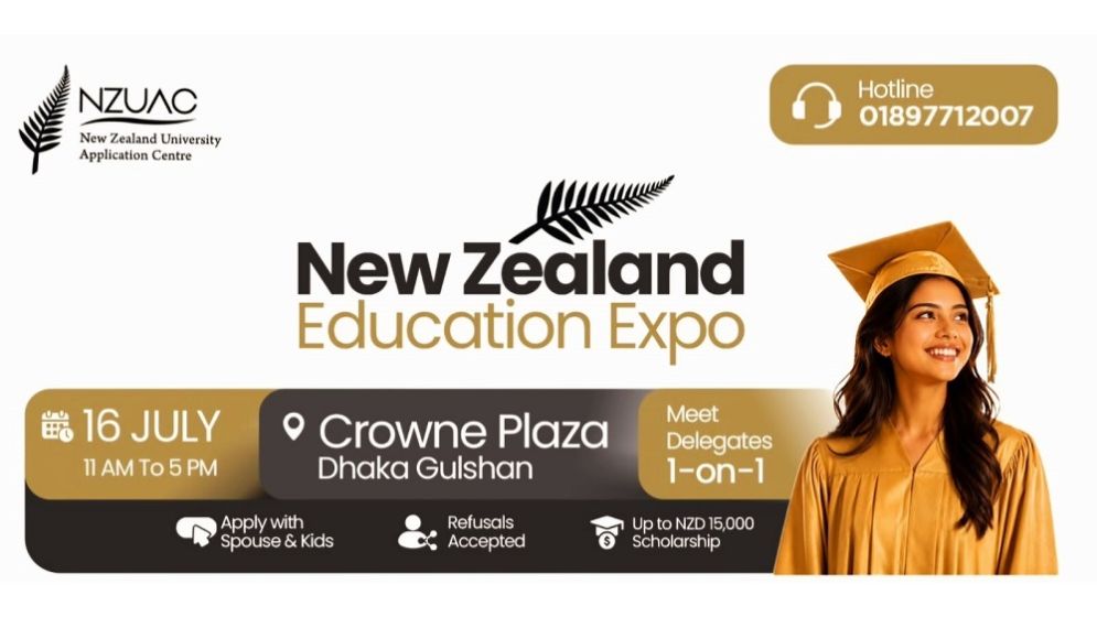 New Zealand Education Expo to be held in Dhaka on Thursday