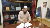 Islami Andolan signs condolence book following death of former Qatar Amir