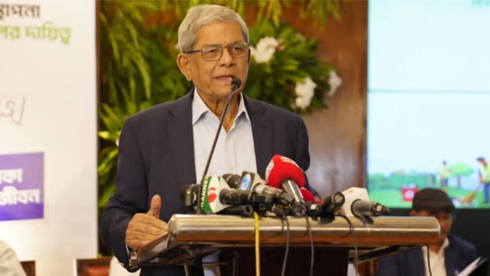 Educated, affluent people live in Bashundhara: Mirza Fakhrul