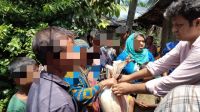 Basad (Marxist) leader Masud Rana visits flood-hit areas
