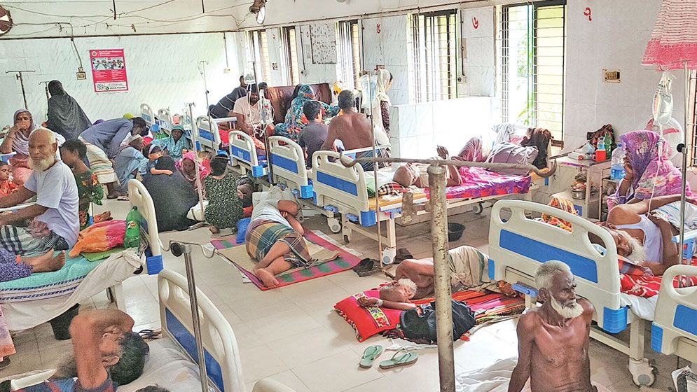 Patients suffer as Singra hospital battles acute manpower crisis