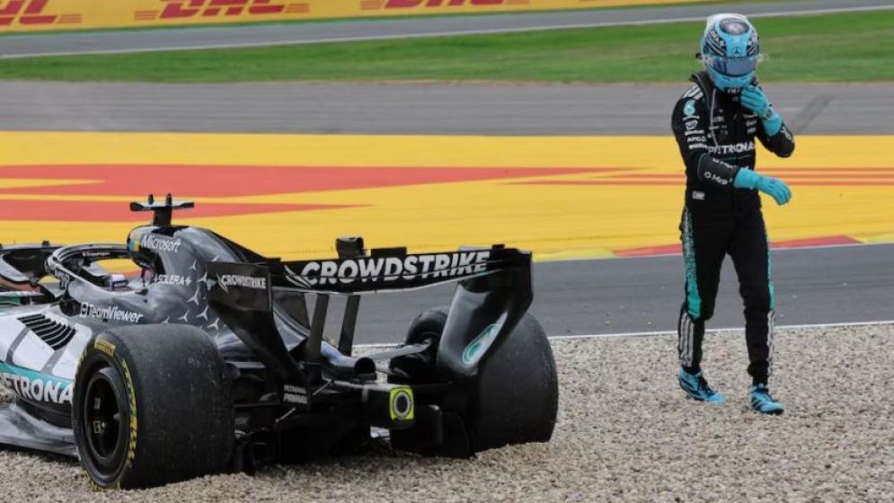 Russell 'numb to the disappointment' after Belgian GP blow