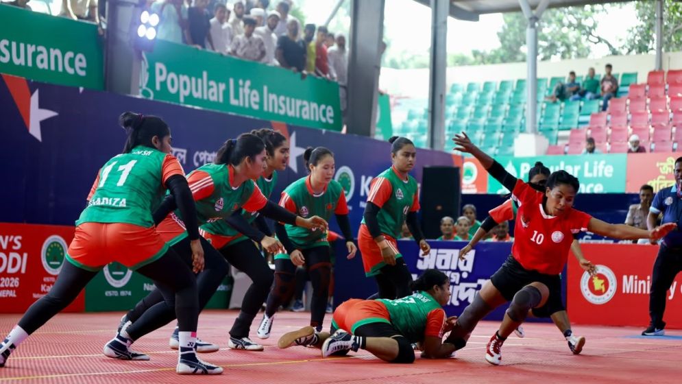Bangladesh women take kabaddi series lead against Nepal