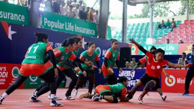 Bangladesh women take kabaddi series lead against Nepal