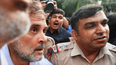 Police release Rahul Gandhi, other leaders hours after detention from outside Modi’s residence