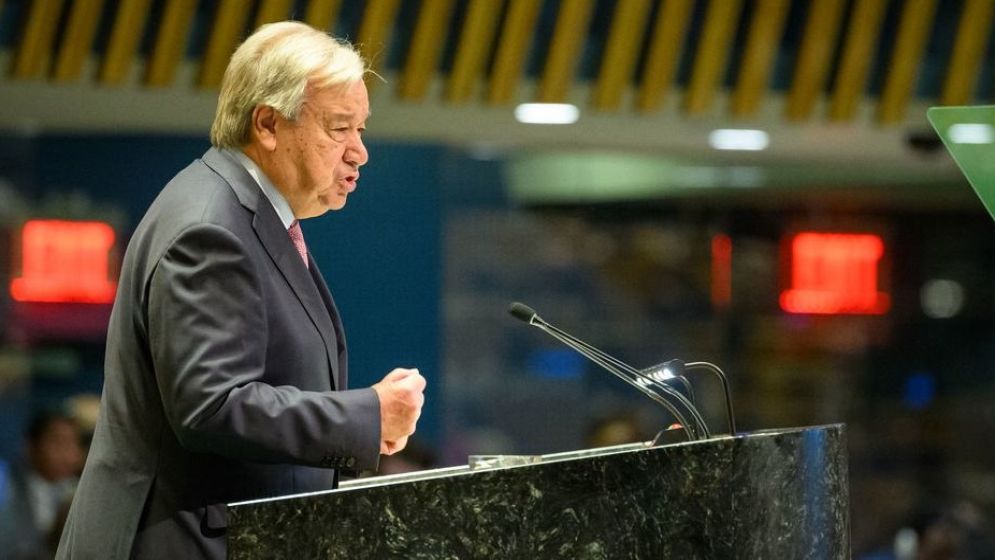 UN chief arrives in Syria, first since before civil war