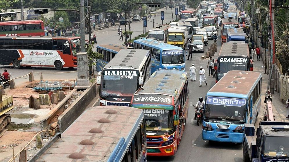 Dhaka bus route overhaul planned to reduce traffic chaos