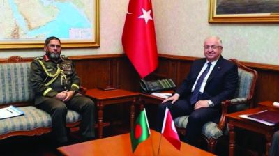 Army Chief returns home after five-day Turkey visit