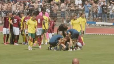 Female referee suffers concussion