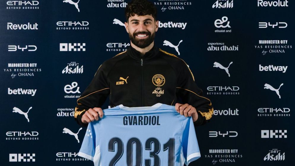 Gvardiol signs new five-year City deal