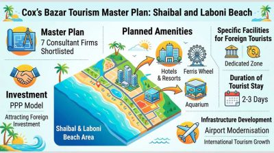 Tk2,500cr plan to transform Cox’s Bazar into global tourism hub