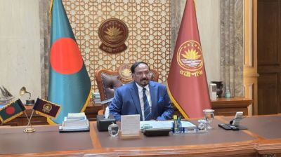 Acting President begins official duties at Bangabhaban