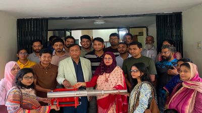 DSCC administrator gifts fogger machines to two DU female halls