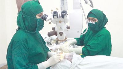 Bashundhara Eye Hospital conducts free eye surgeries for 36 patients