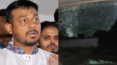 Nasiruddin Patwary’s vehicle comes under attack in Sylhet