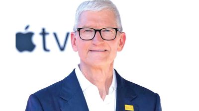 Apple tops estimates in CEO Cook’s final quarter, but shares fall