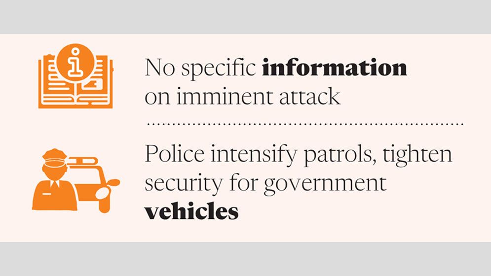 Security tightened ahead of 5 August following bomb scares