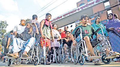 Injured uprising heroes now branded as burdens