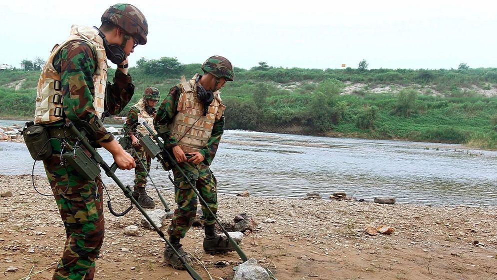 South Korea recovers landmines washed from North by floods