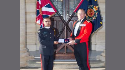 UK military confers prestigious awards on Bangladeshi cadet