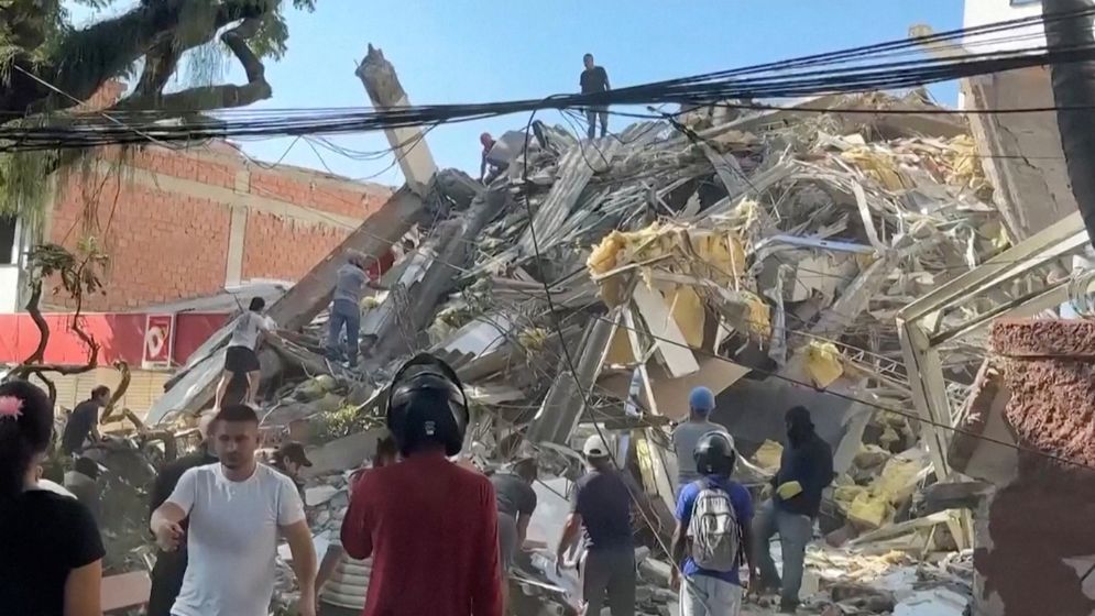 At least two dead after Colombia earthquake, others trapped