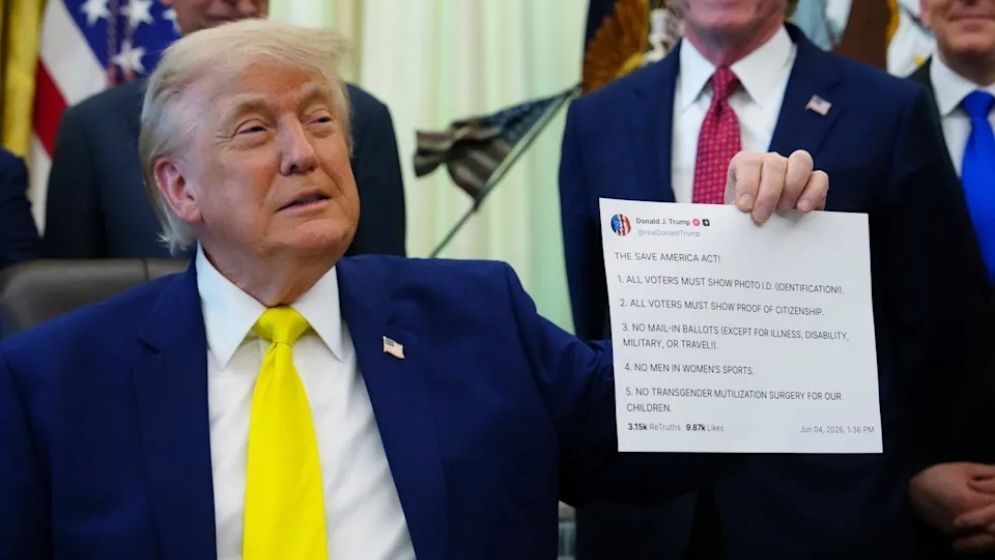 Trump sued over sale of access to Truth Social posts