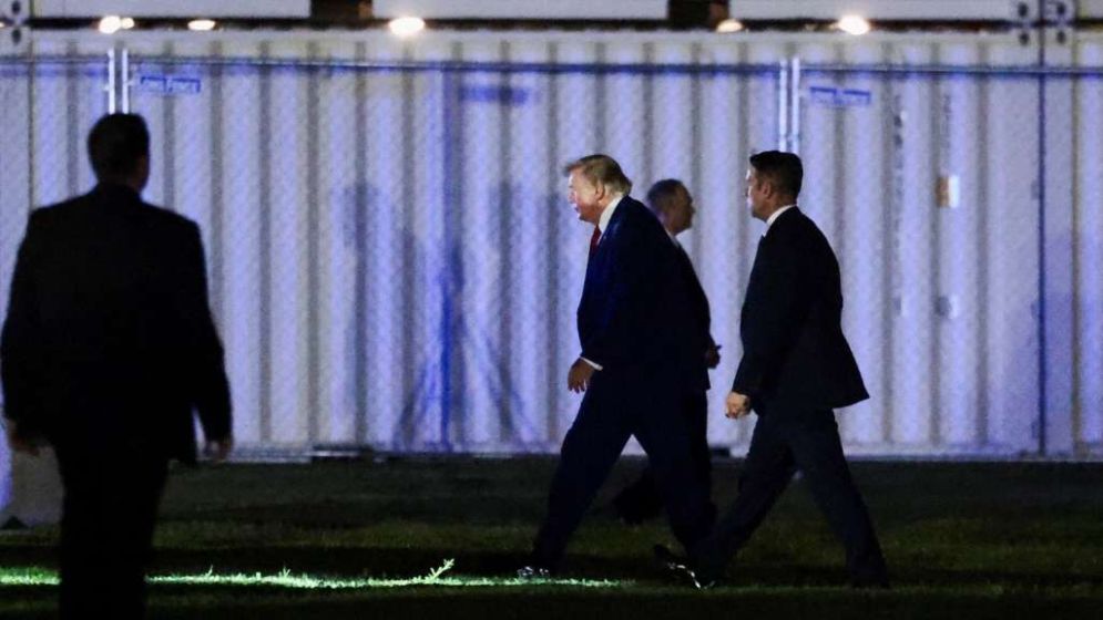 Trump's secret plane swap triggers questions and confusion