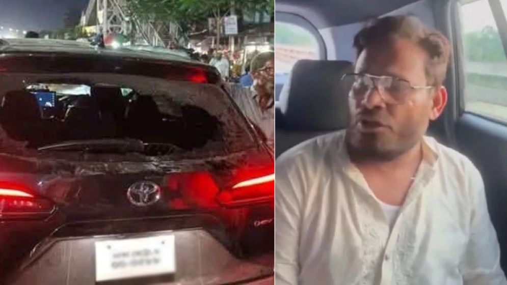 BNP lawmaker’s car vandalised in Sirajganj