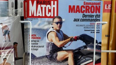 Macron in hot water over jet ski picture