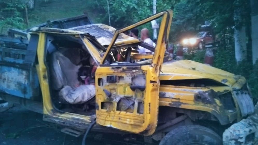 Four killed as pickup overturns in Rangamati