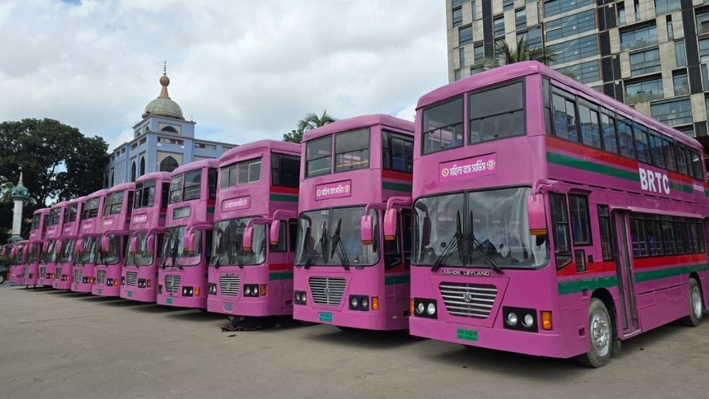 ‘Pink’ buses with female drivers, conductors to hit Dhaka streets