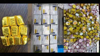 CIID seizes gold and contraband worth Tk43 lakh at Shahjalal Airport