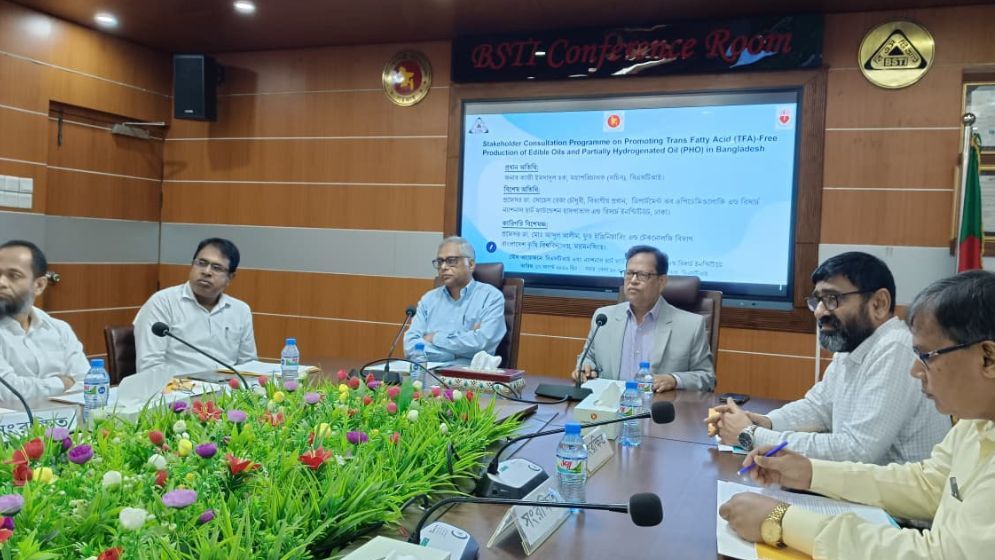BSTI sets maximum level of trans fat at 2% in food products