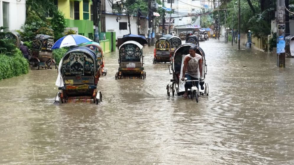 Low-lying areas of Chattogram submerged after 201mm rain