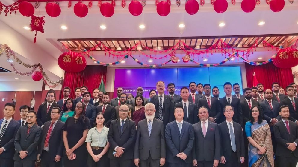 Chinese Embassy hosts pre-departure reception for trainee diplomats