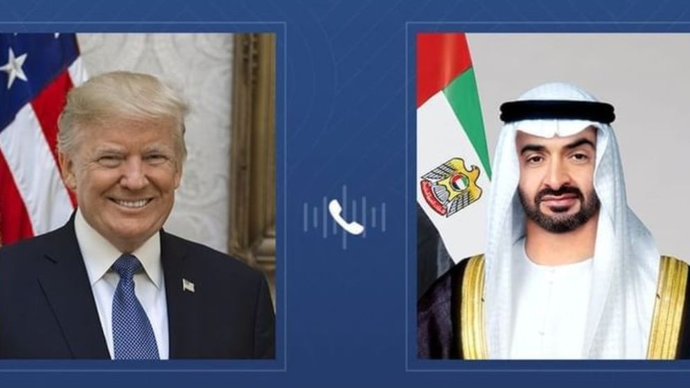 Trump, UAE president discuss Middle East developments