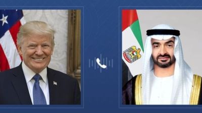 Trump, UAE president discuss Middle East developments