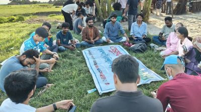 RU unit members take part in boat trip and sports